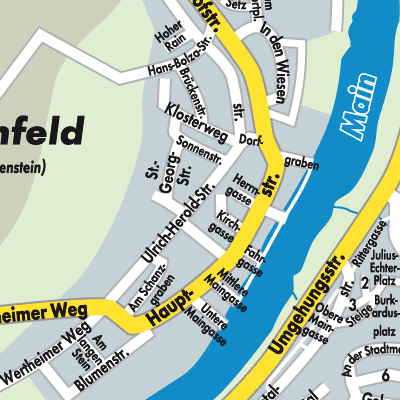 Stadtplan Trennfeld