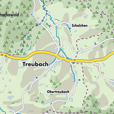 Übersichtsplan Treubach