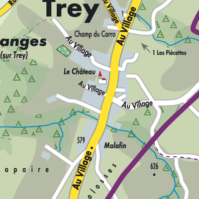 Stadtplan Trey