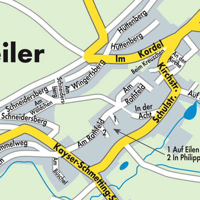 Stadtplan Trier-Land