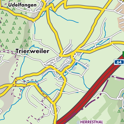 Übersichtsplan Trier-Land