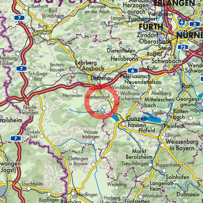 Landkarte Triesdorf (VGem)