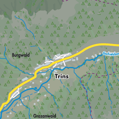 Übersichtsplan Trins