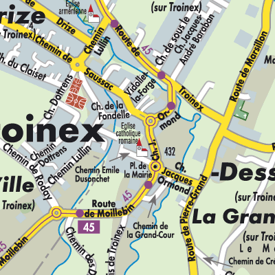 Stadtplan Troinex
