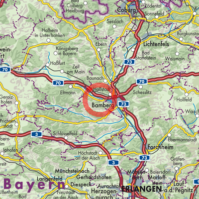Landkarte Trosdorf