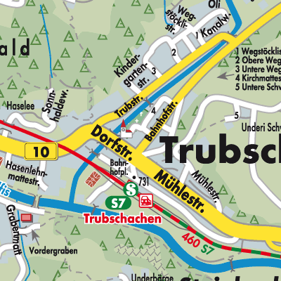 Stadtplan Trubschachen