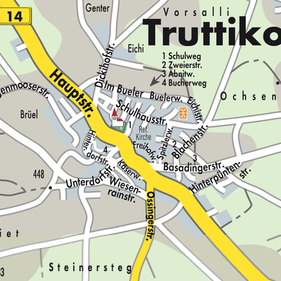 Stadtplan Truttikon