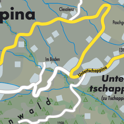 Stadtplan Tschappina