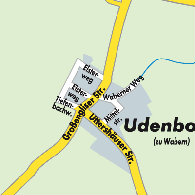 Stadtplan Udenborn