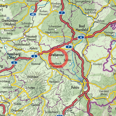 Landkarte Udenhausen