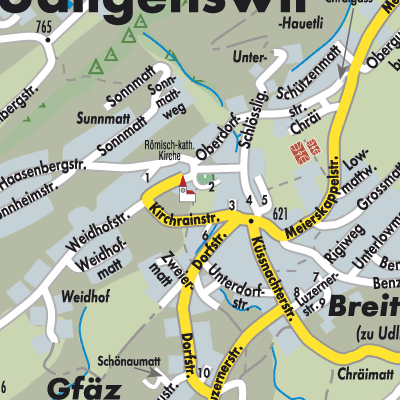 Stadtplan Udligenswil