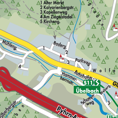 Stadtplan Übelbach