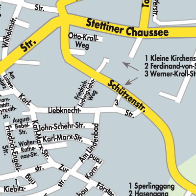 Stadtplan Uecker-Randow-Tal