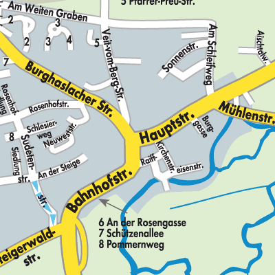 Stadtplan Uehlfeld (VGem)