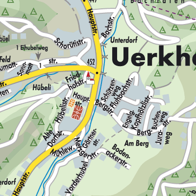 Stadtplan Uerkheim