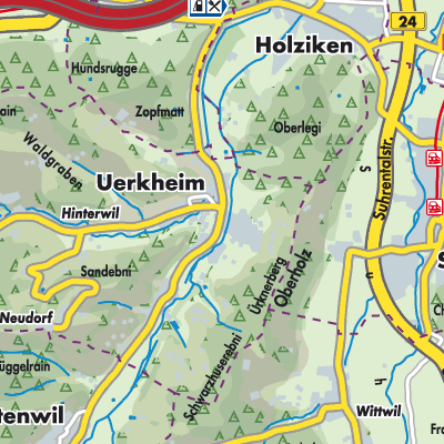 Übersichtsplan Uerkheim