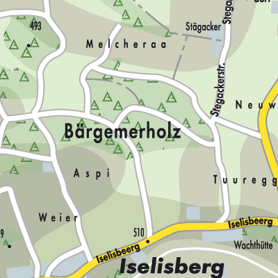 Stadtplan Uesslingen-Buch