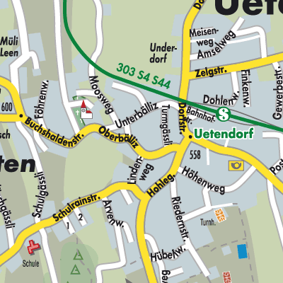 Stadtplan Uetendorf