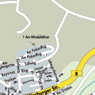 Stadtplan Uettingen