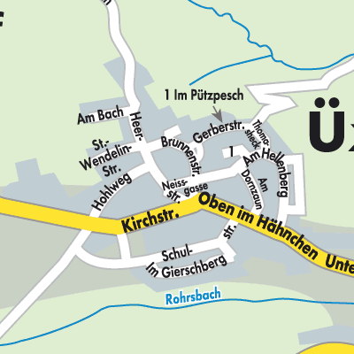 Stadtplan Üxheim