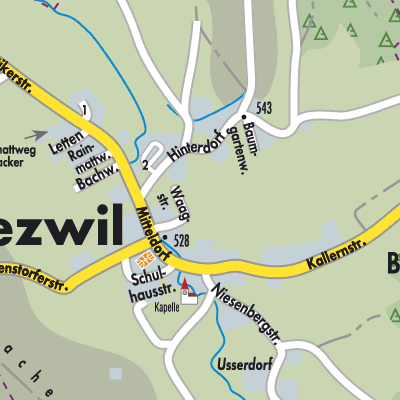 Stadtplan Uezwil