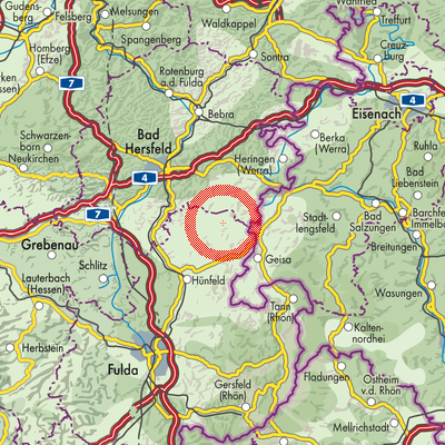 Landkarte Ufhausen