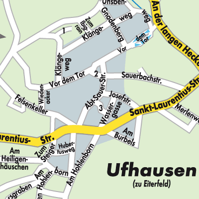 Stadtplan Ufhausen