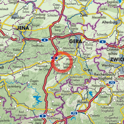 Landkarte Uhlersdorf