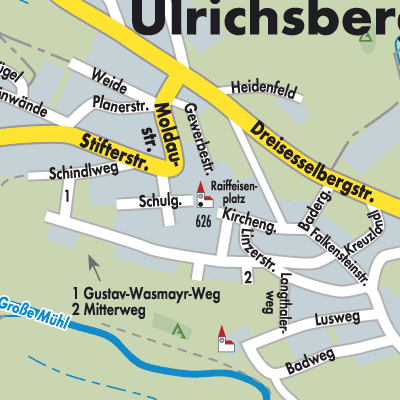 Stadtplan Ulrichsberg