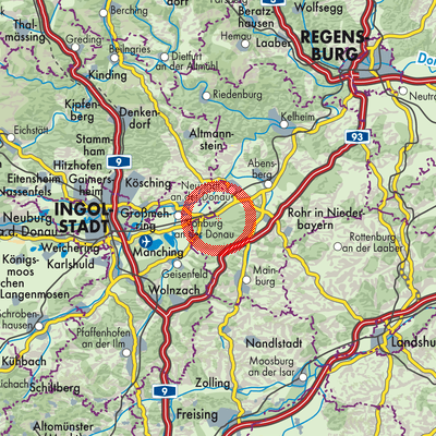 Landkarte Umbertshausen