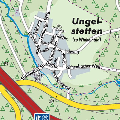 Stadtplan Ungelstetten