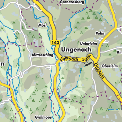 Übersichtsplan Ungenach