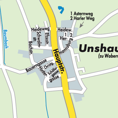 Stadtplan Unshausen