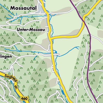 Übersichtsplan Unter-Mossau
