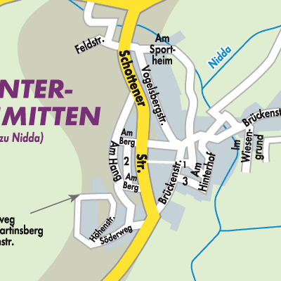 Stadtplan Unter-Schmitten