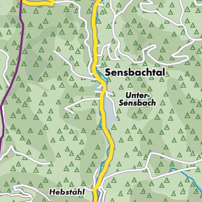Übersichtsplan Unter-Sensbach
