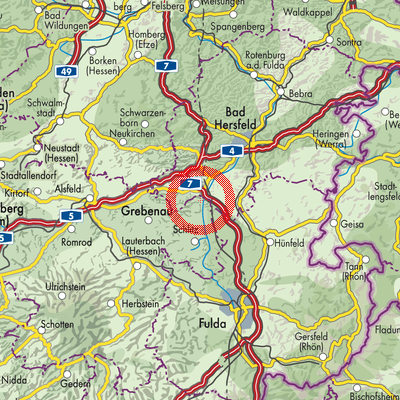 Landkarte Unter-Wegfurth