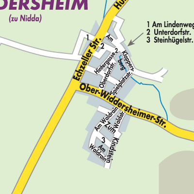 Stadtplan Unter-Widdersheim