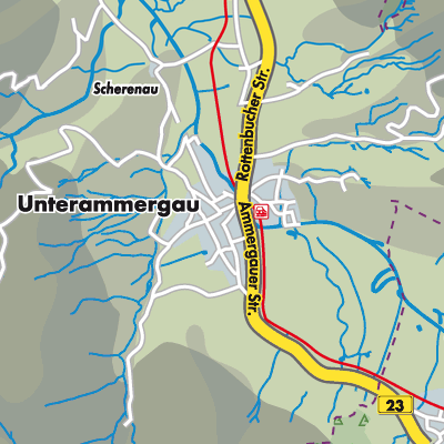 Übersichtsplan Unterammergau (VGem)