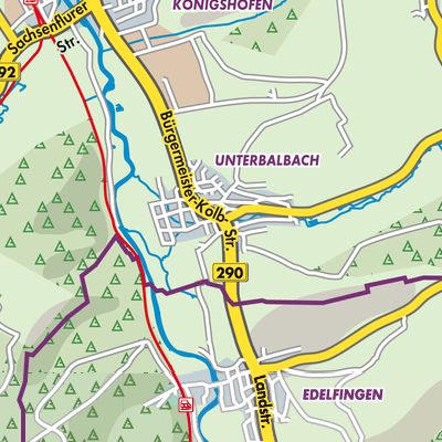 Übersichtsplan Unterbalbach