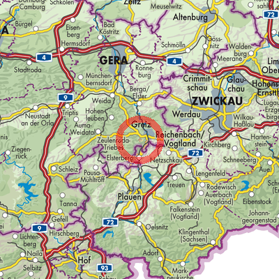 Landkarte Untergrochlitz