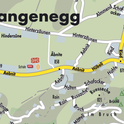 Stadtplan Unterlangenegg