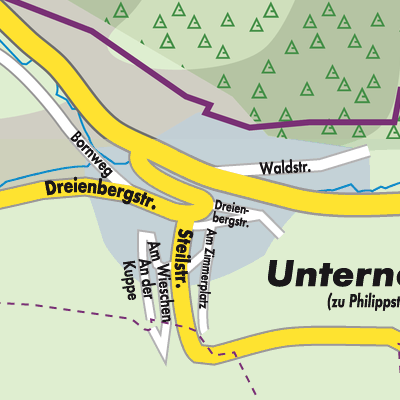 Stadtplan Unterneurode