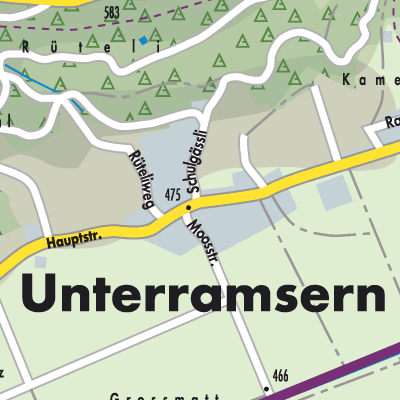 Stadtplan Unterramsern