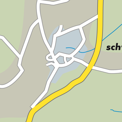 Stadtplan Unterschwarzenberg