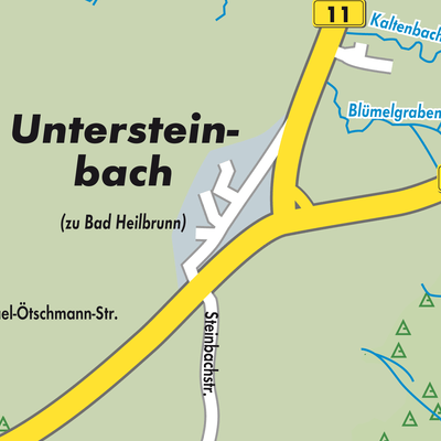 Stadtplan Untersteinbach