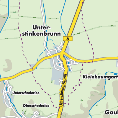 Übersichtsplan Unterstinkenbrunn