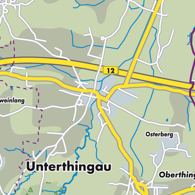 Übersichtsplan Unterthingau (VGem)