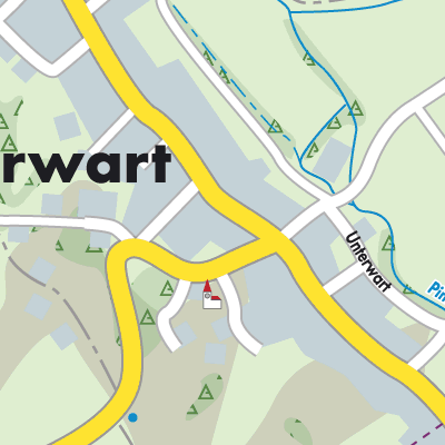Stadtplan Unterwart/Alsóőr