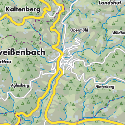 Übersichtsplan Unterweißenbach